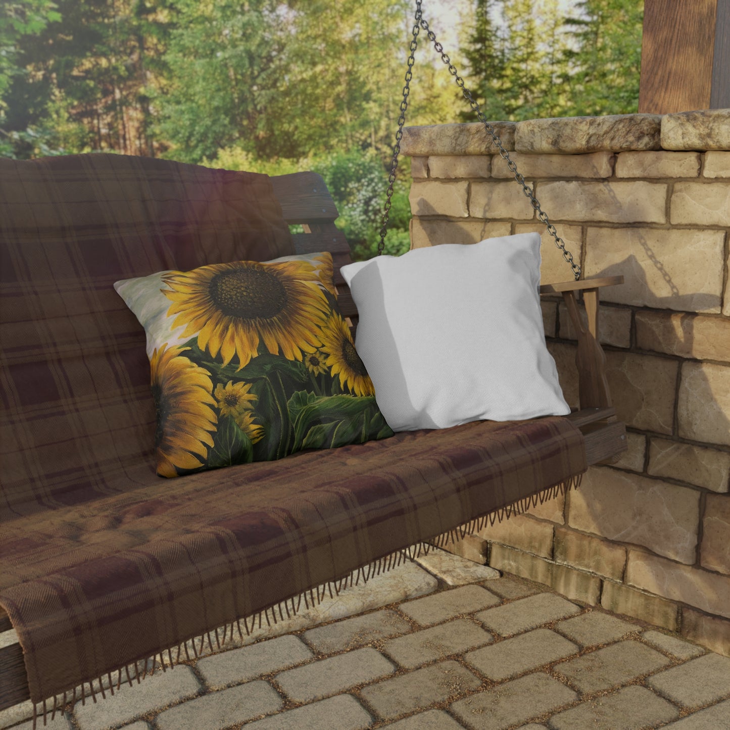 Outdoor Pillows, Sunflowers