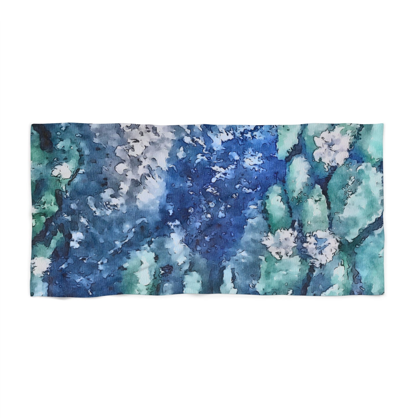 Beach Towel, Water Lilies, FrediFreds Home Collection