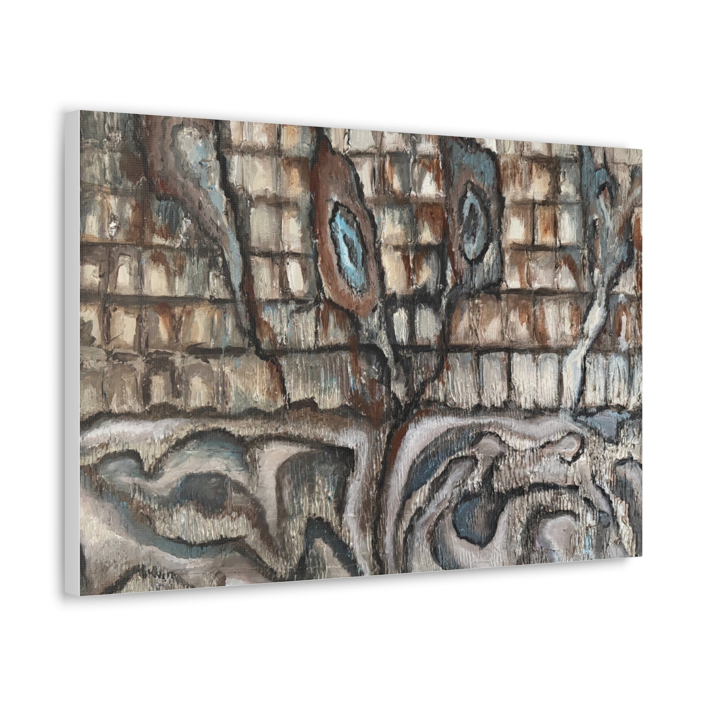 Canvas Gallery Wraps, Oyster Shells Abstract, FrediFreds Home Collection