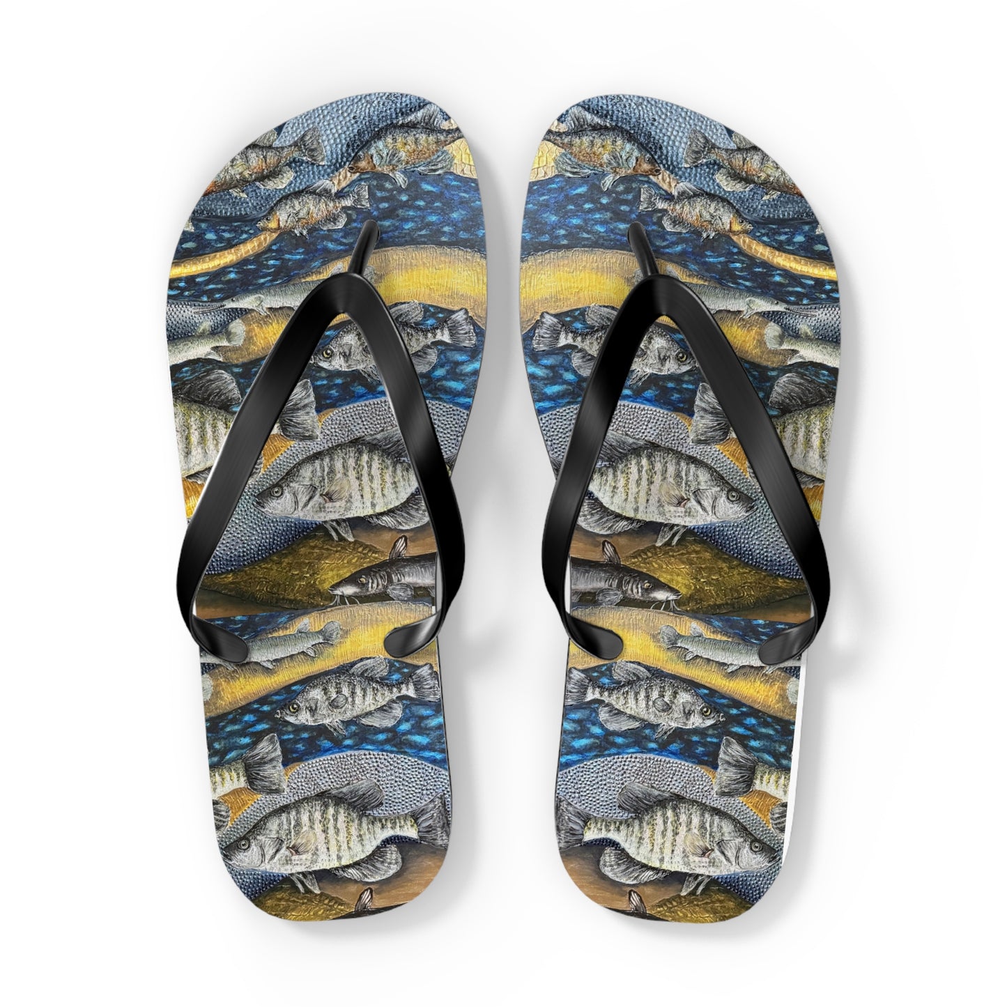 Flip Flops, Honey Hole, Fishing, FrediFreds Home Collection