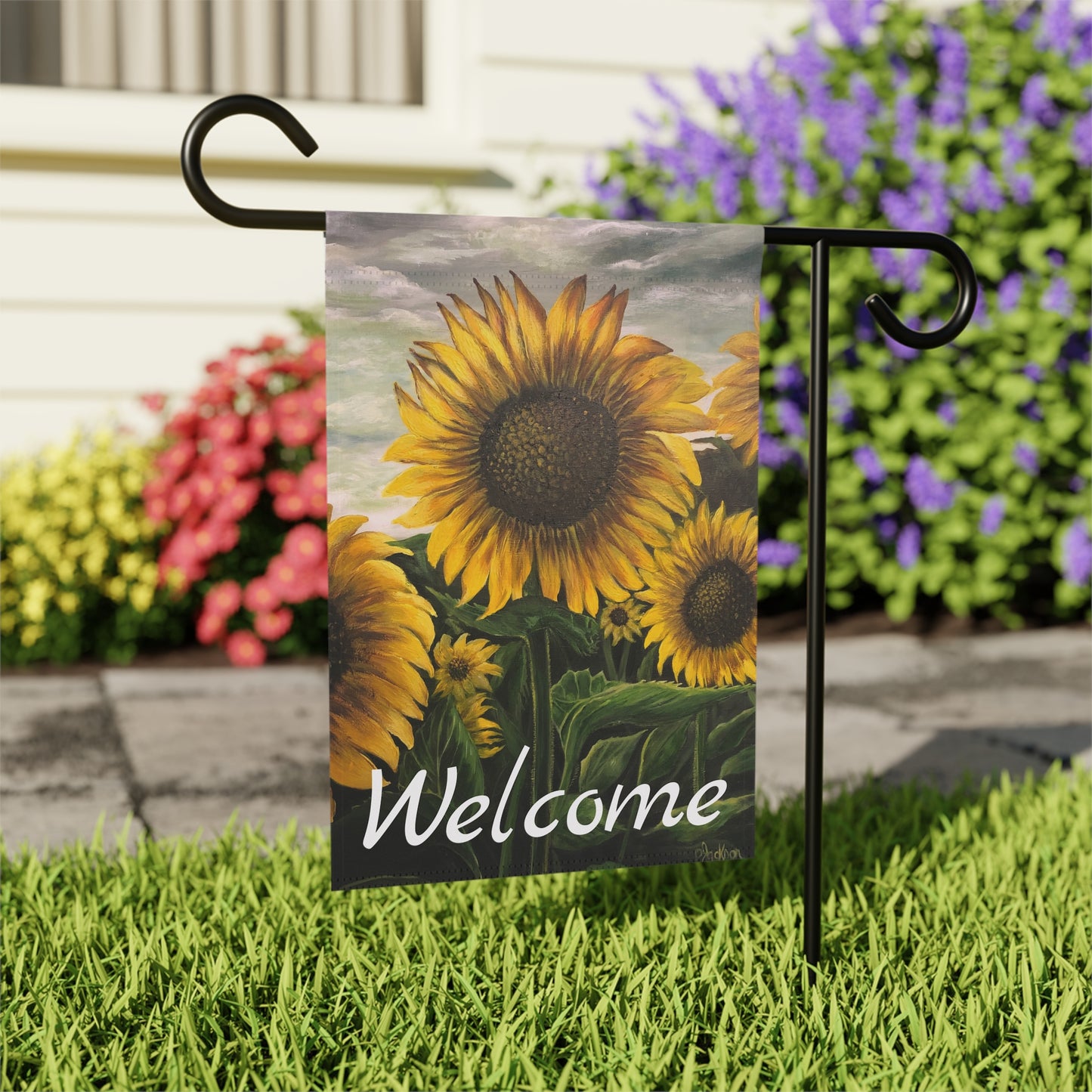 Garden & House Banner Sunflower Field, FrediFreds Home Collection