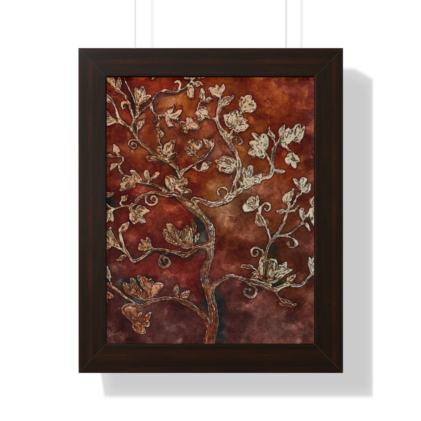 Framed Vertical Poster, Tree of Life, FrediFreds Home Collection