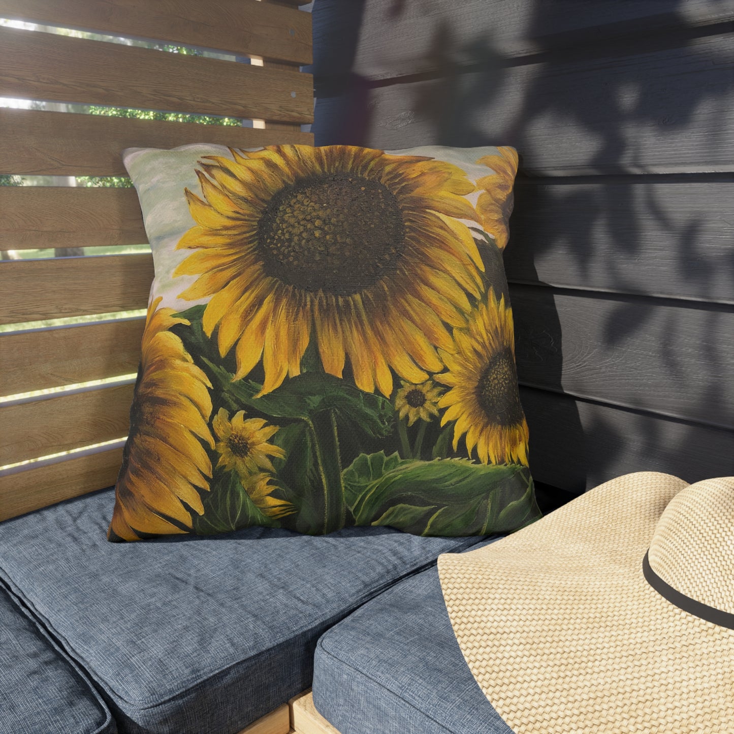 Outdoor Pillows, Sunflowers