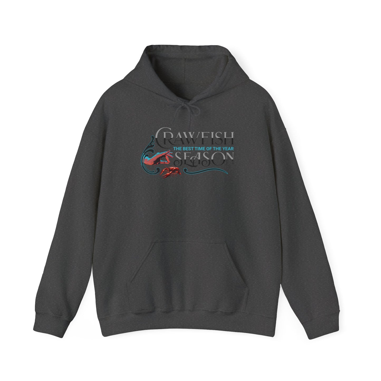 Unisex Heavy Blend™ Hooded Sweatshirt, Crawfish Season, Life on the Bayou Sweatshirt