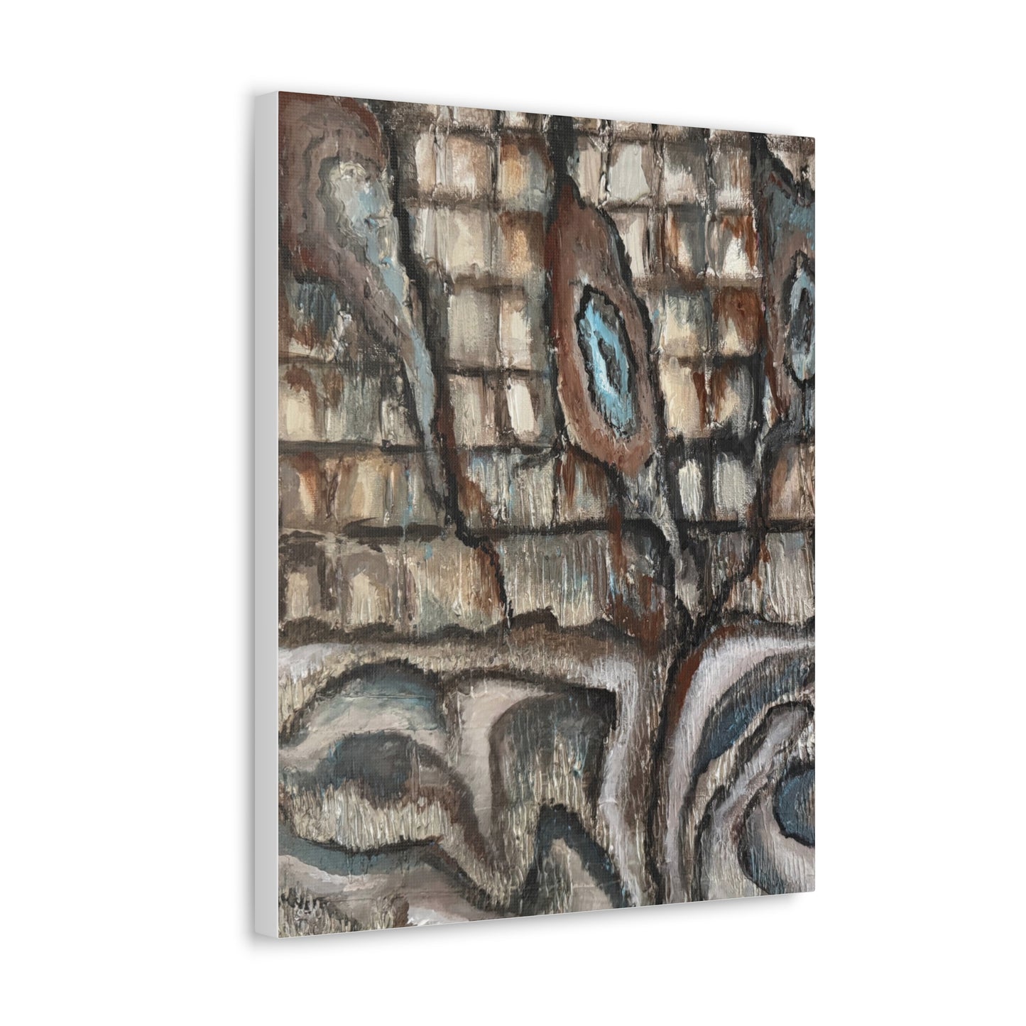 Canvas Gallery Wraps, Oyster Shells Abstract, FrediFreds Home Collection