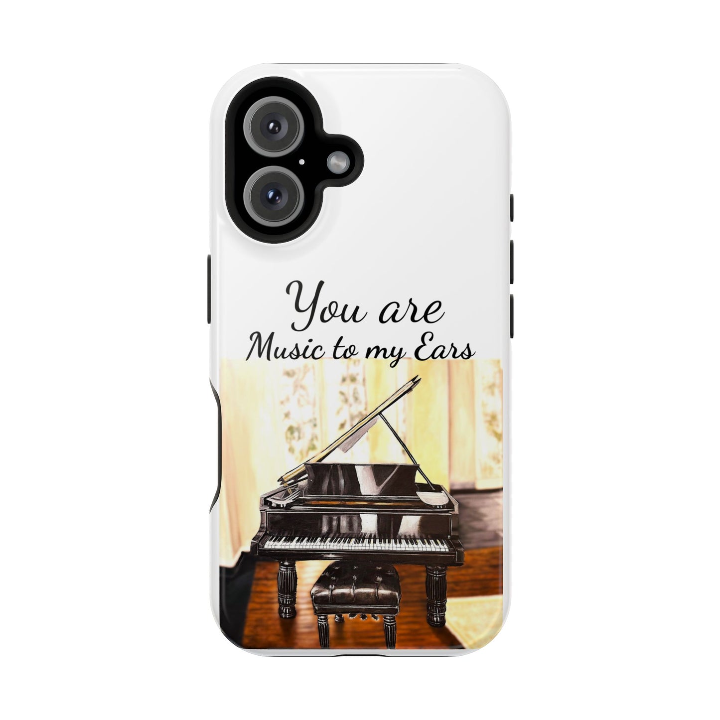 Magnetic Tough Cases, "Music to My Ears", Piano Art,