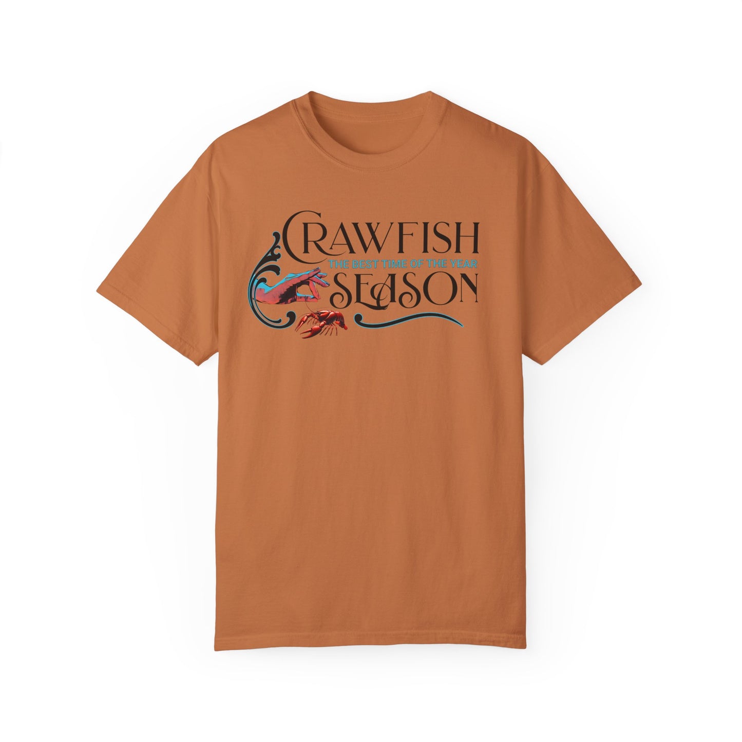 Unisex Garment-Dyed T-shirt, Crawfish Season Collection