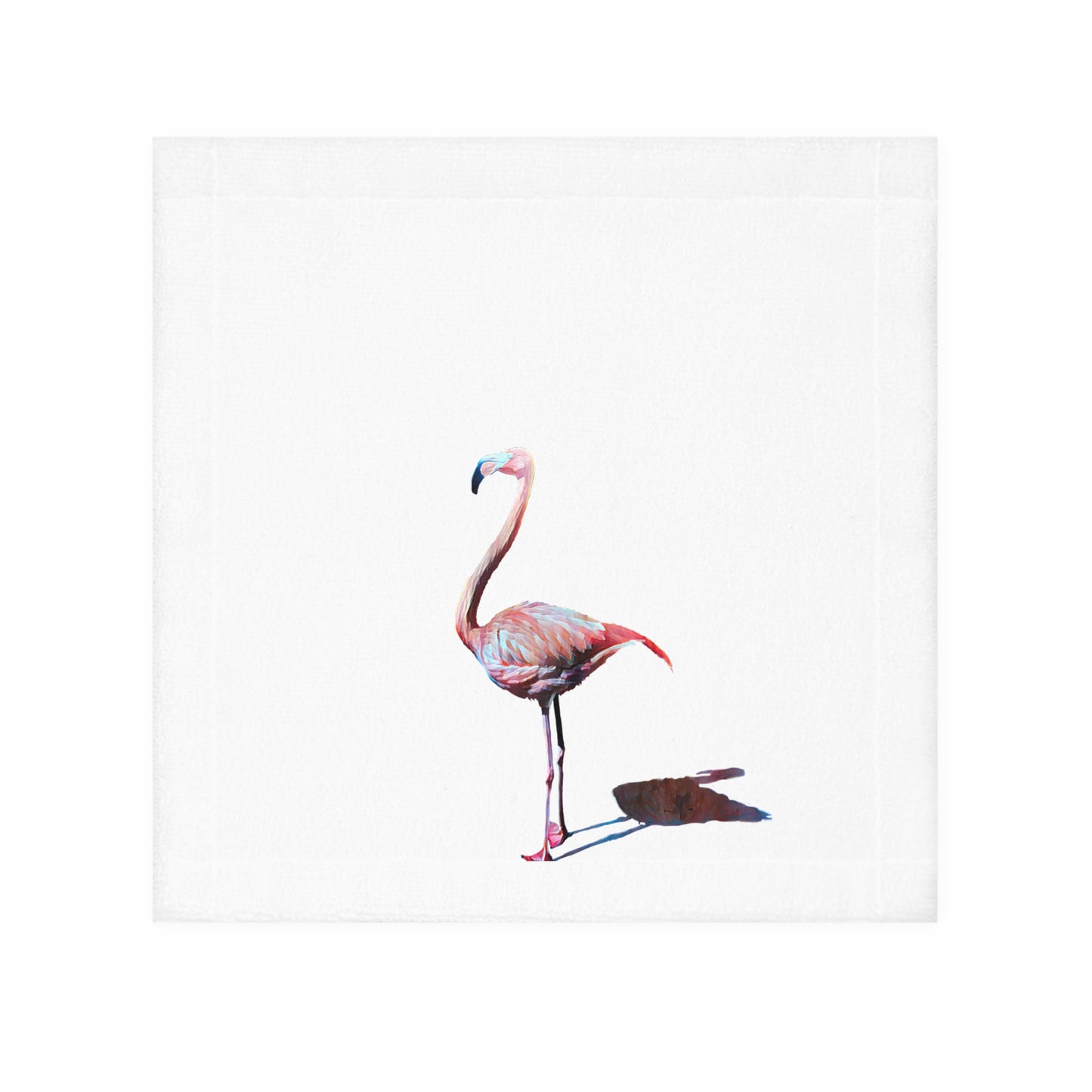 Face Towel, Flamingo, Beachwalker Club Collection