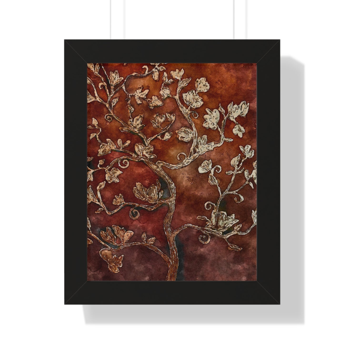 Framed Vertical Poster, Tree of Life, FrediFreds Home Collection