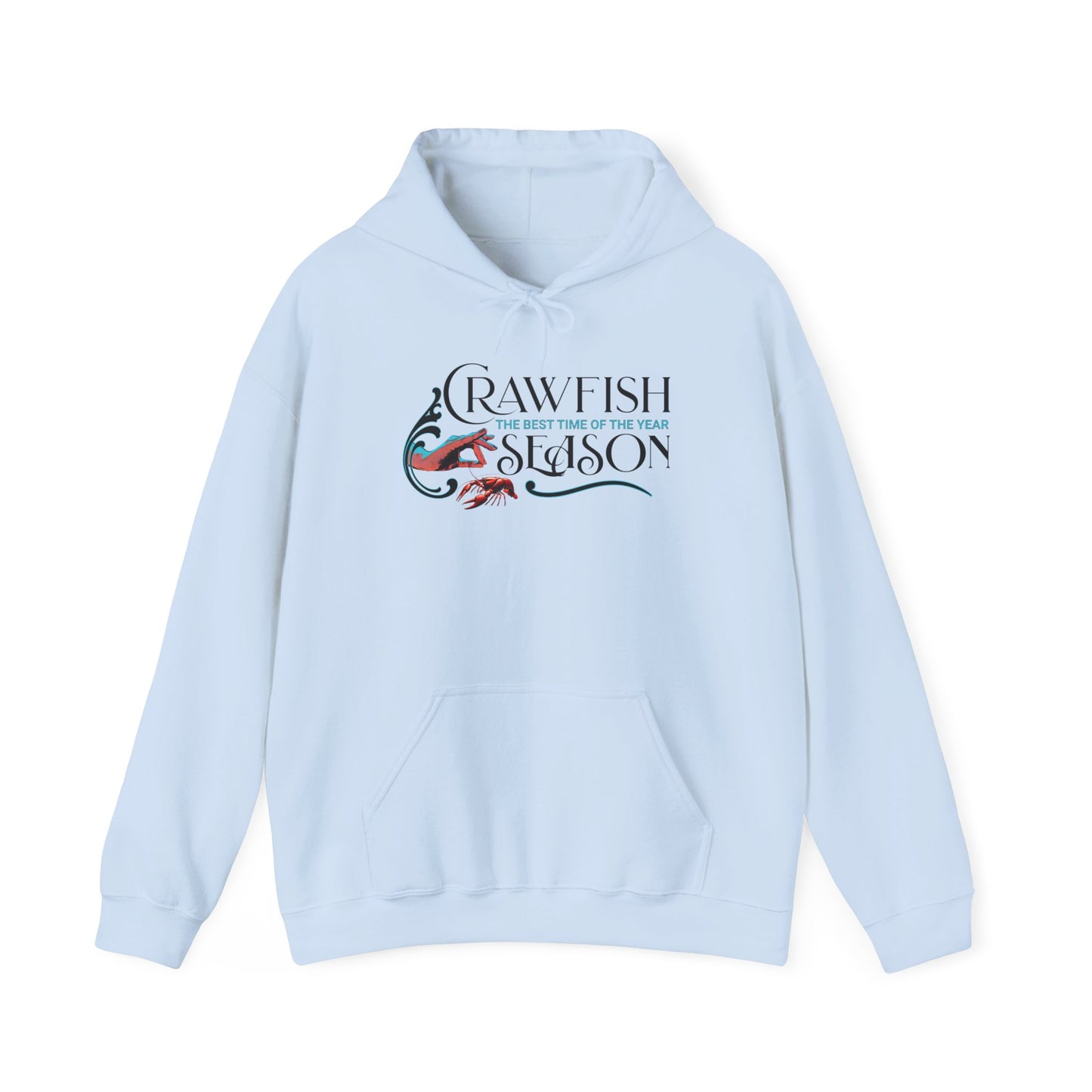 Unisex Heavy Blend™ Hooded Sweatshirt, Crawfish Season, Life on the Bayou Sweatshirt