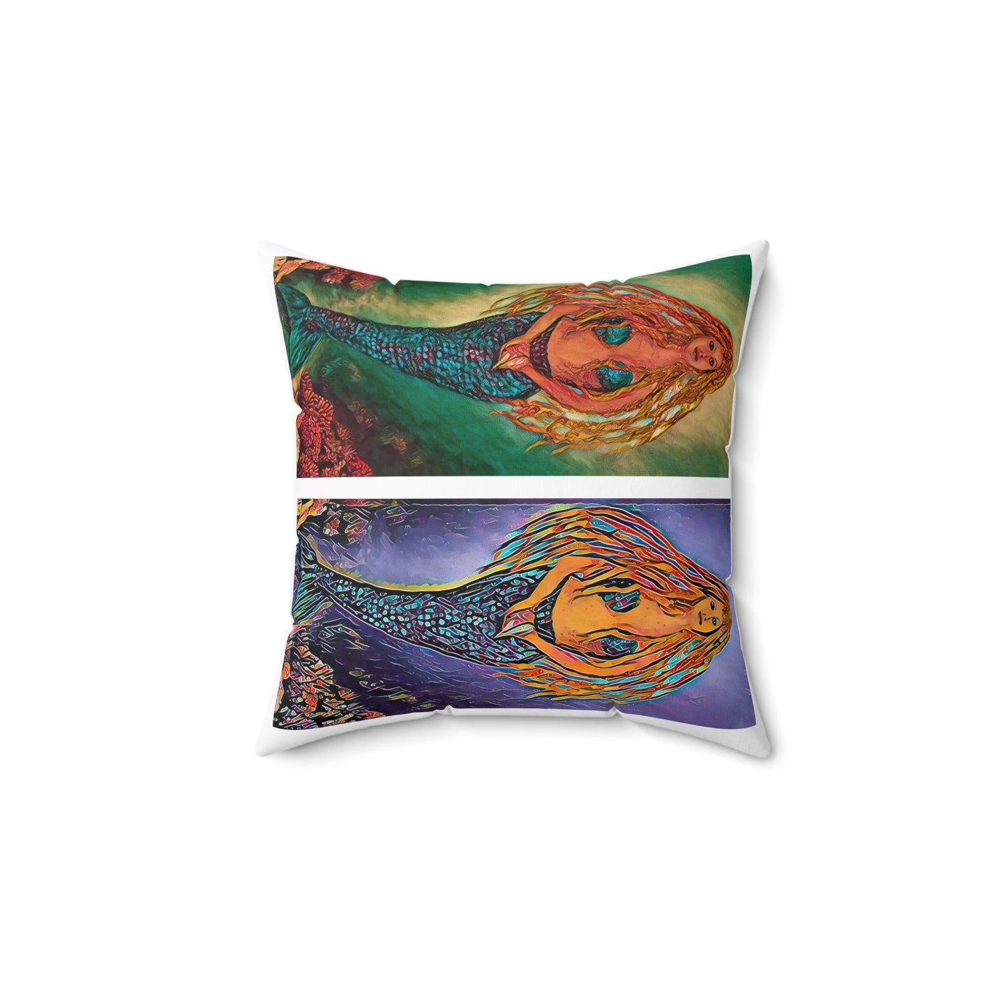 Spun Polyester Square Pillow