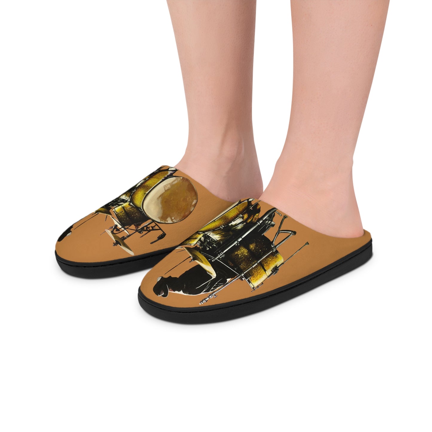 Men's Indoor Slippers, Drummer, Soul Music Collection