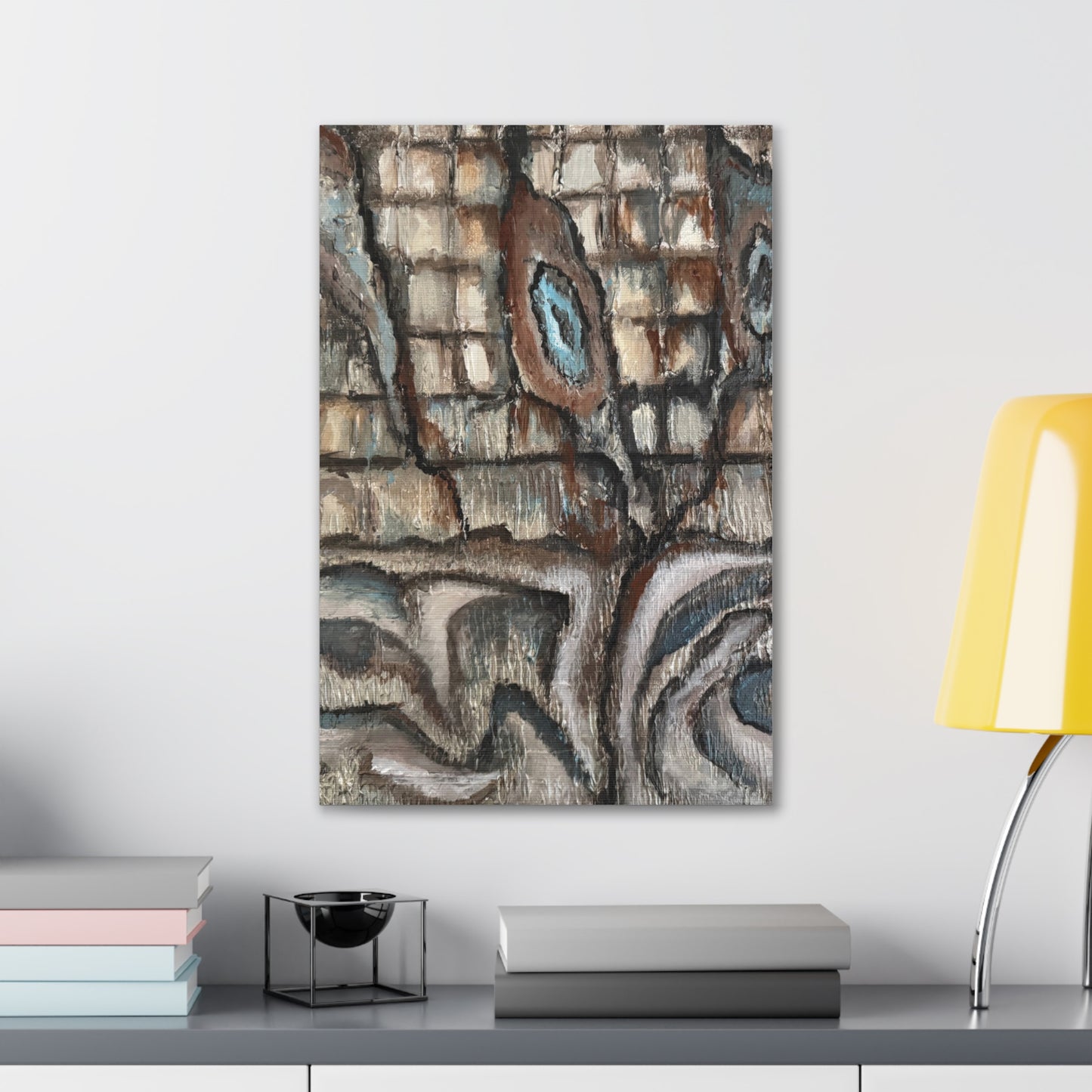 Canvas Gallery Wraps, Oyster Shells Abstract, FrediFreds Home Collection