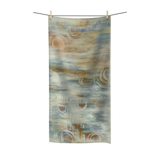 Polycotton Towel, Abstract Neutral, FrediFreds Home Collection