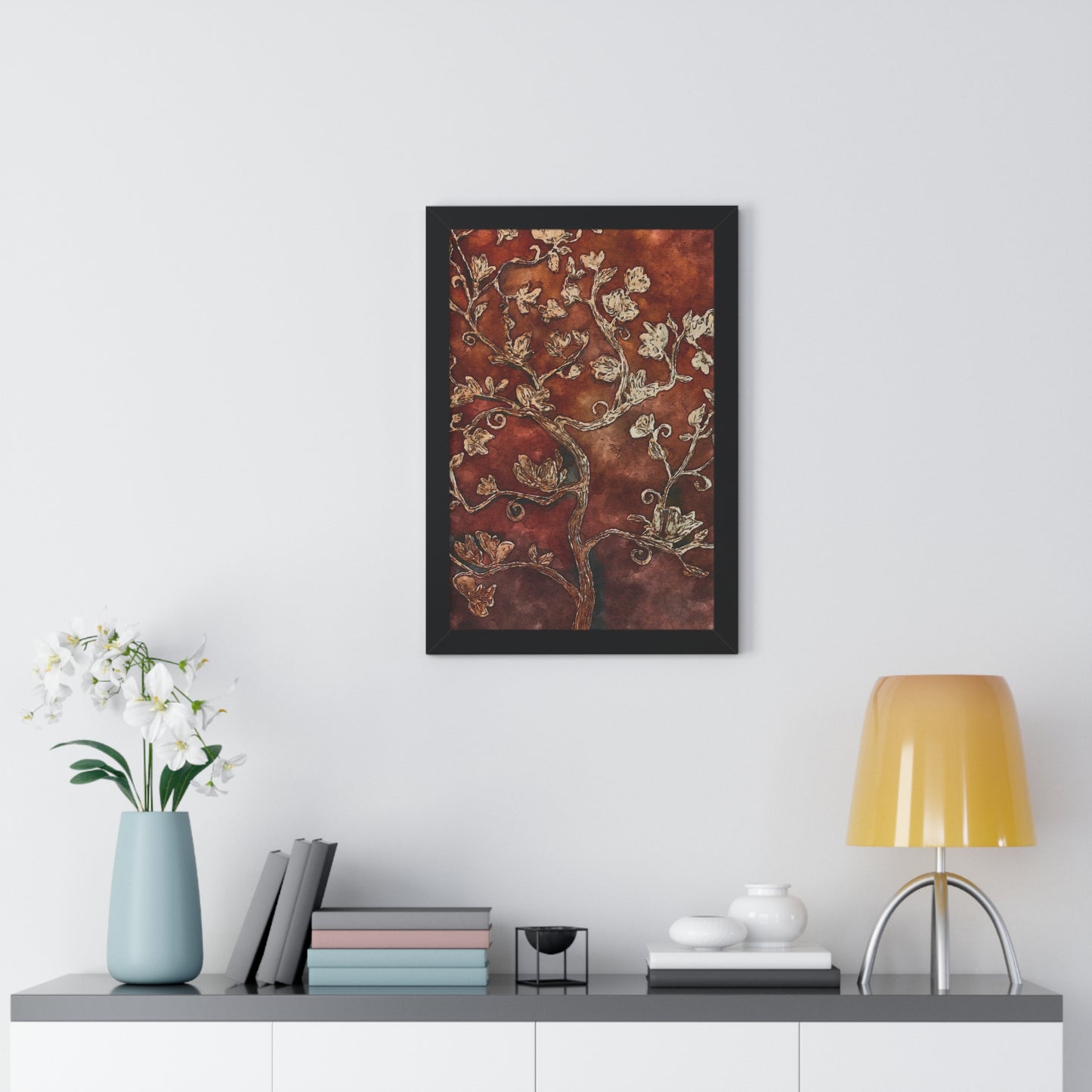 Framed Vertical Poster, Tree of Life, FrediFreds Home Collection