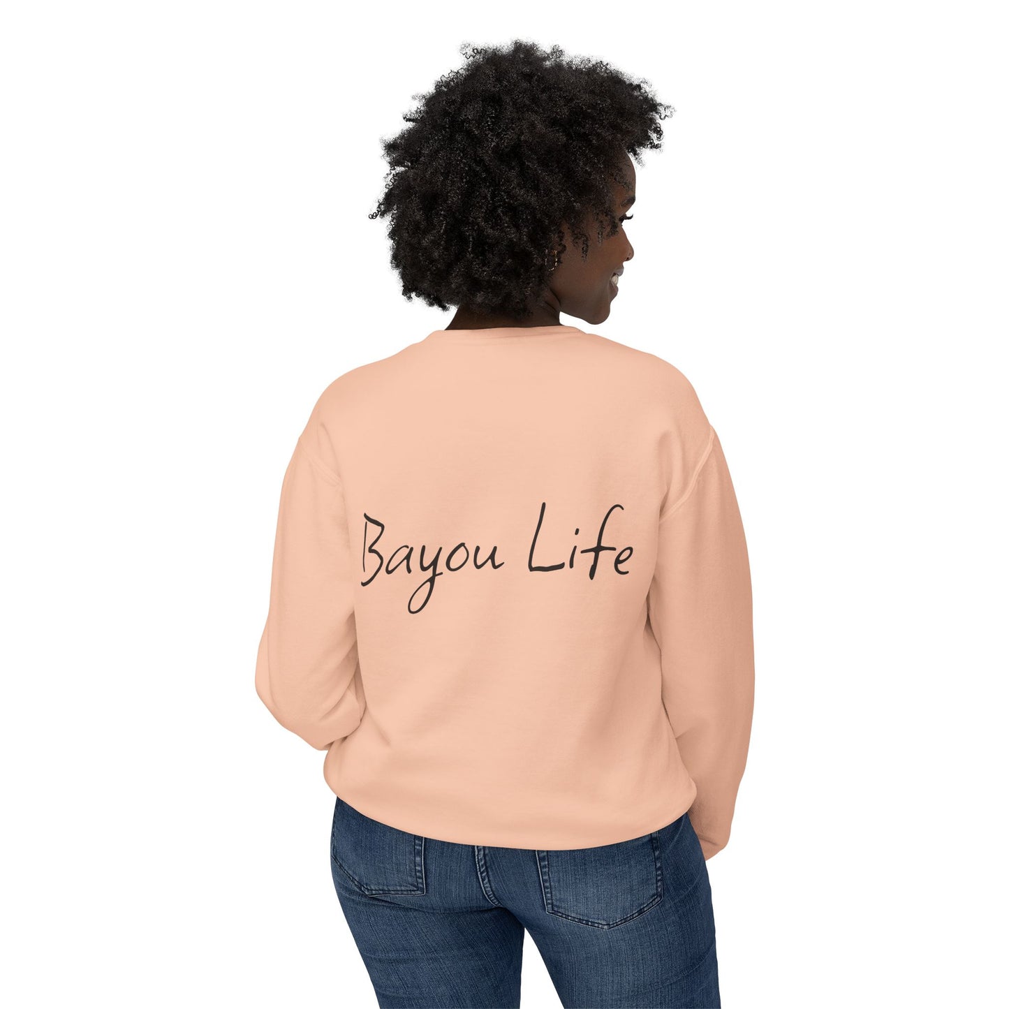 Unisex Lightweight Crewneck Sweatshirt, Life on the Bayou