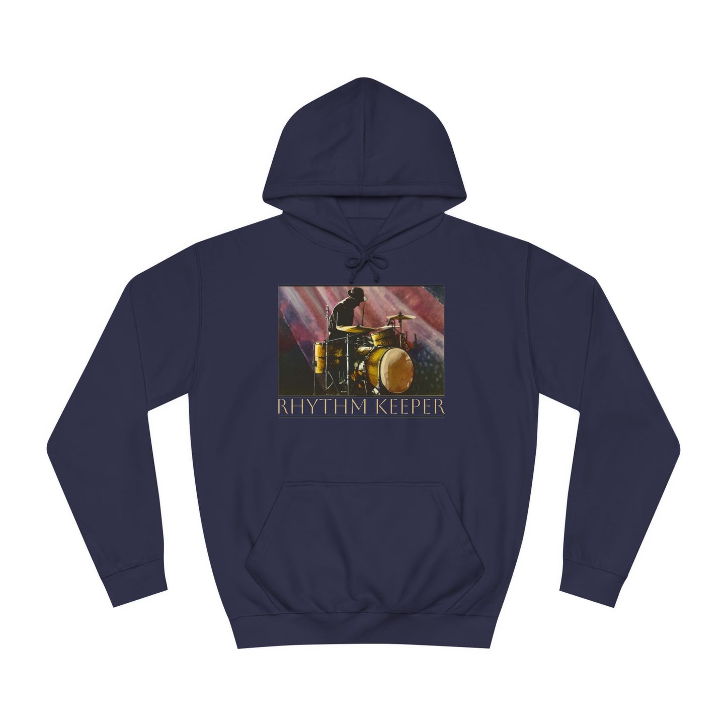 Unisex College Hoodie, Percussionist, Drummer, Band, Rhythm Master, Soul Music Collection