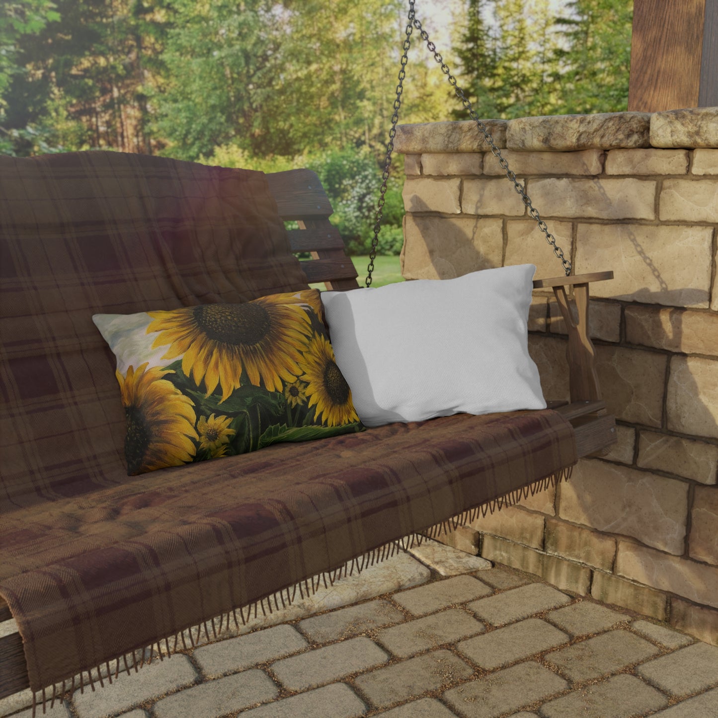 Outdoor Pillows, Sunflowers