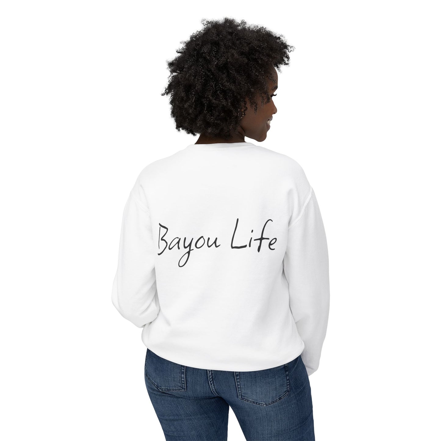 Unisex Lightweight Crewneck Sweatshirt, Life on the Bayou