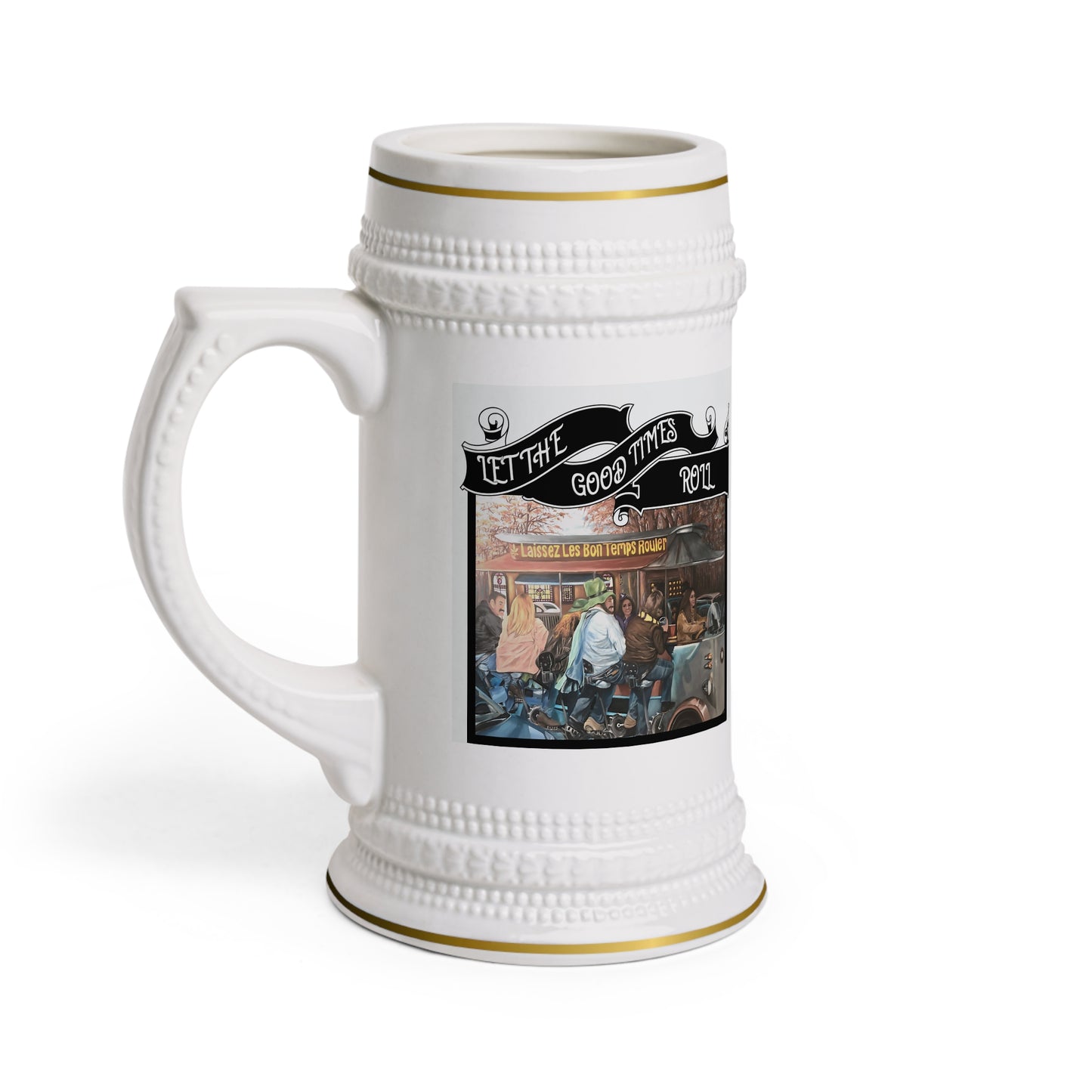 Beer Stein Mug, Let the Good Times Roll Collection