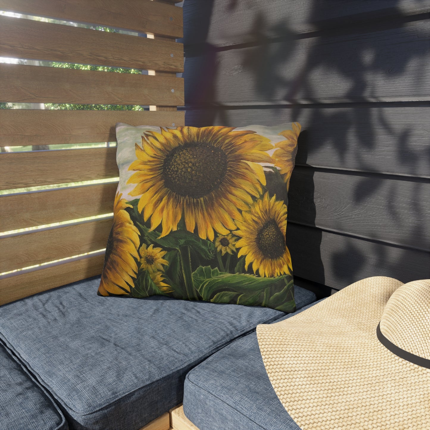 Outdoor Pillows, Sunflowers