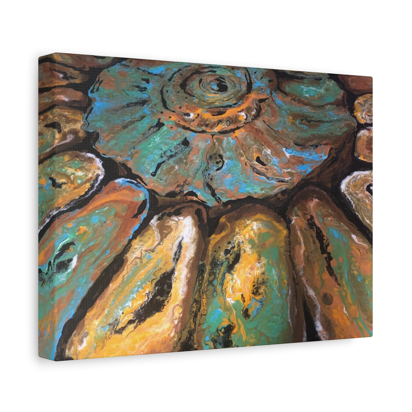 Matte Canvas, Stretched, 1.25", Fossil, Artwork, FrediFreds Home Collection