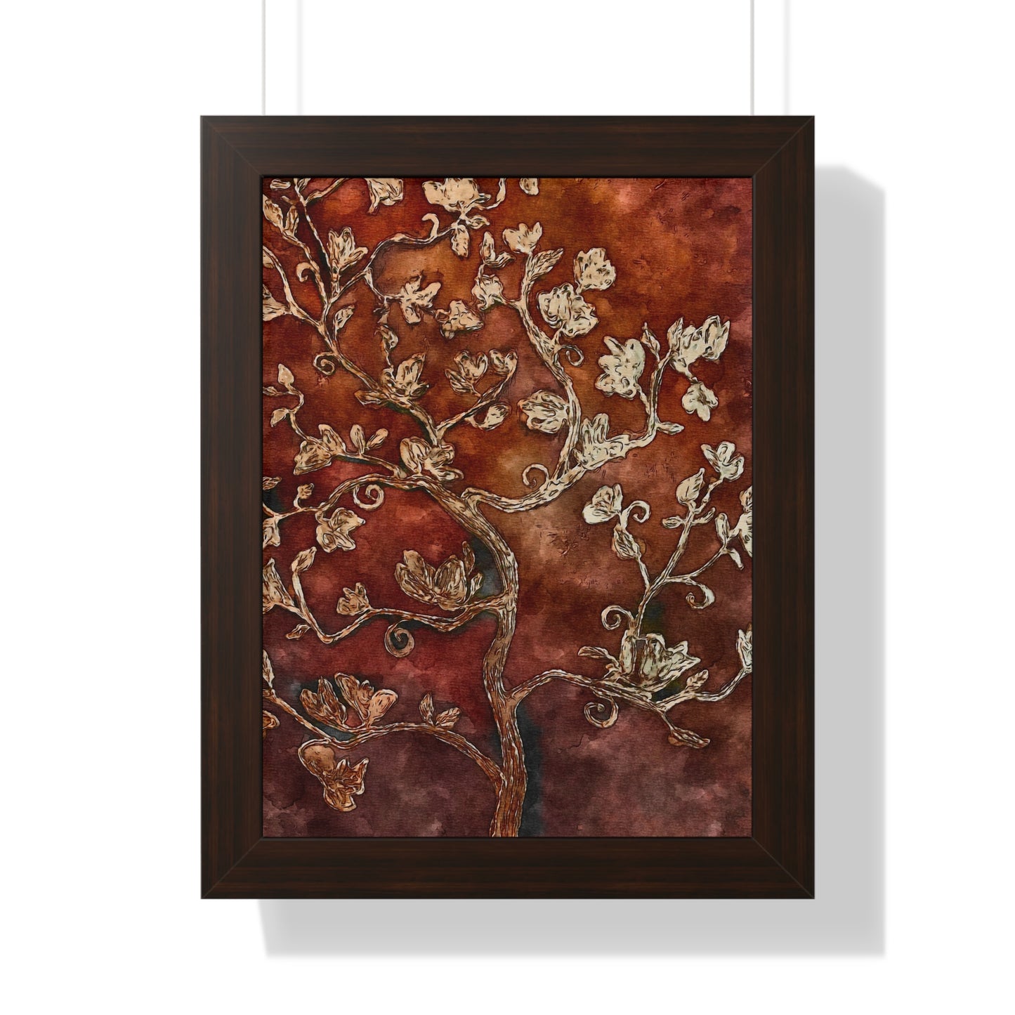 Framed Vertical Poster, Tree of Life, FrediFreds Home Collection