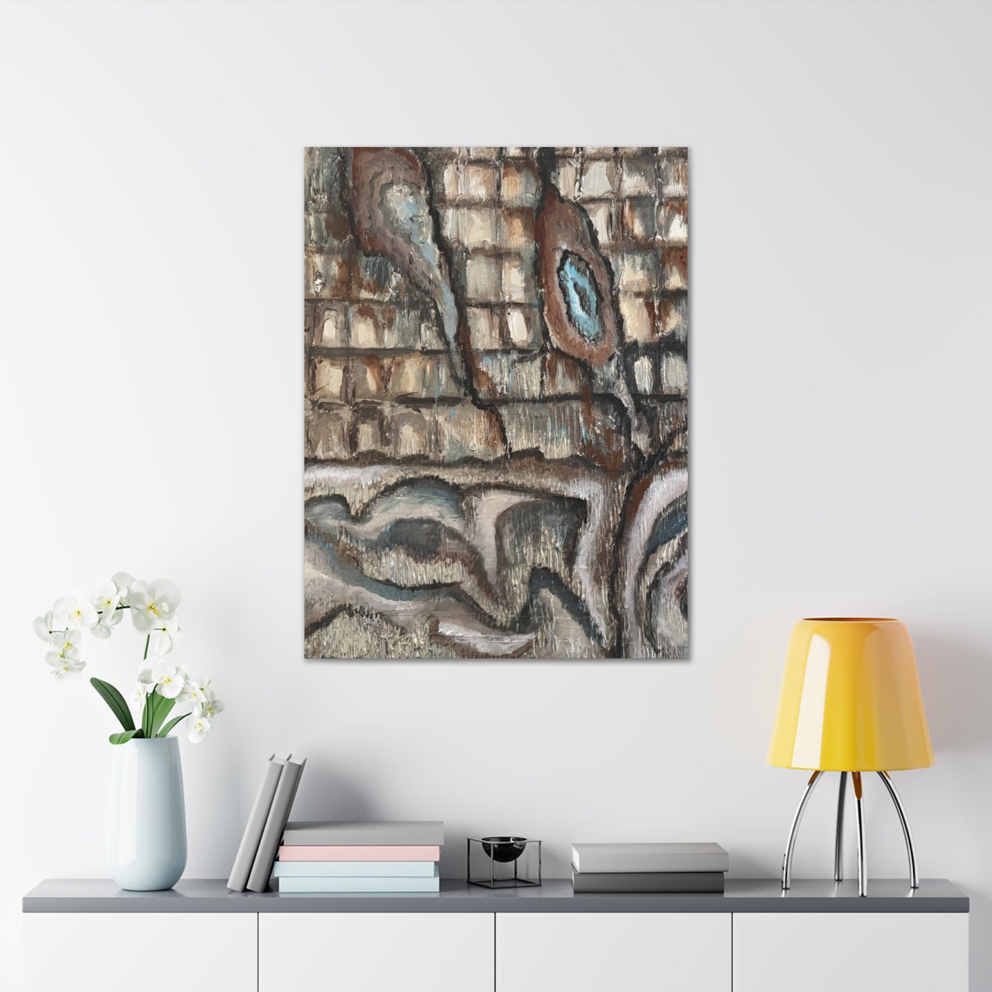 Canvas Gallery Wraps, Oyster Shells Abstract, FrediFreds Home Collection