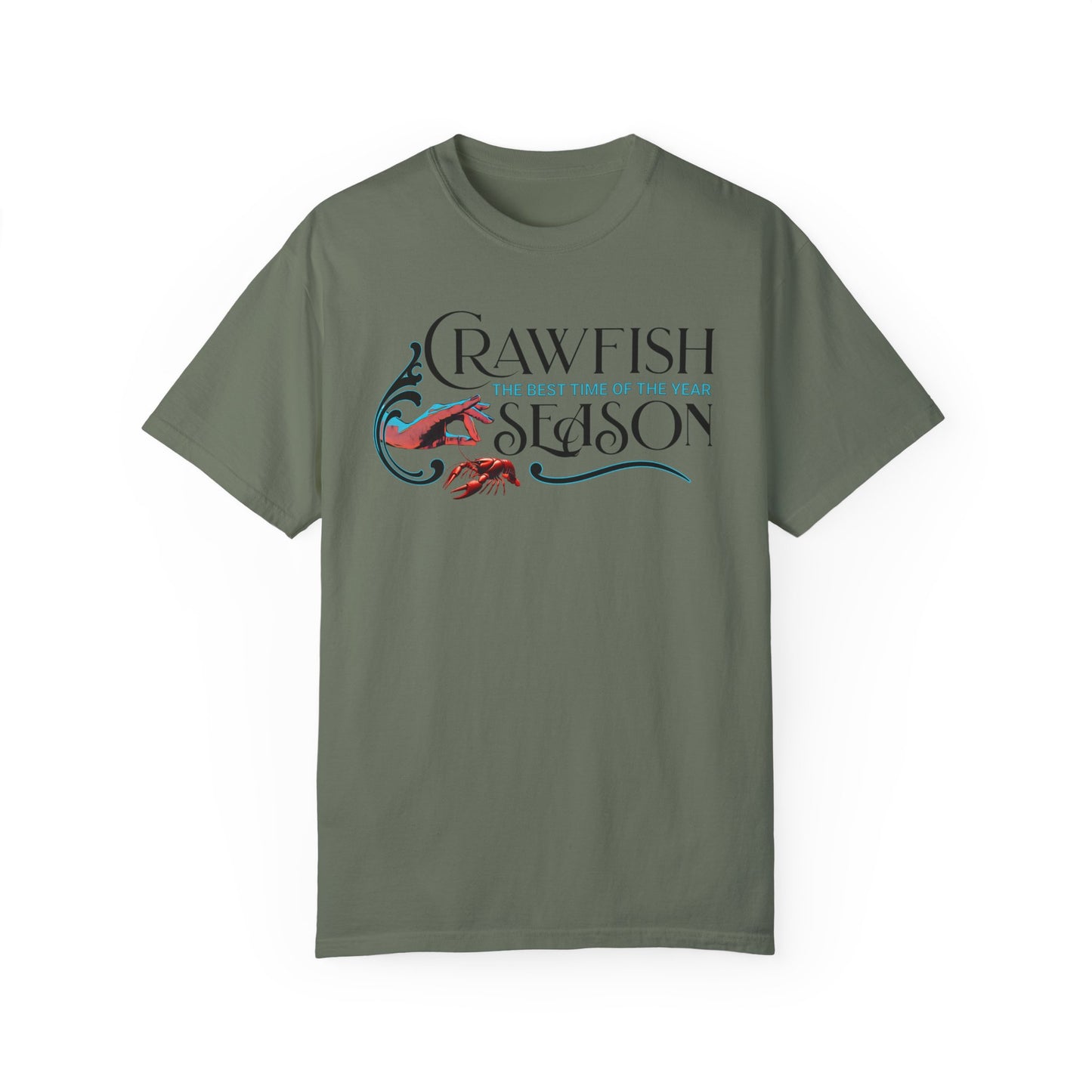 Unisex Garment-Dyed T-shirt, Crawfish Season Collection