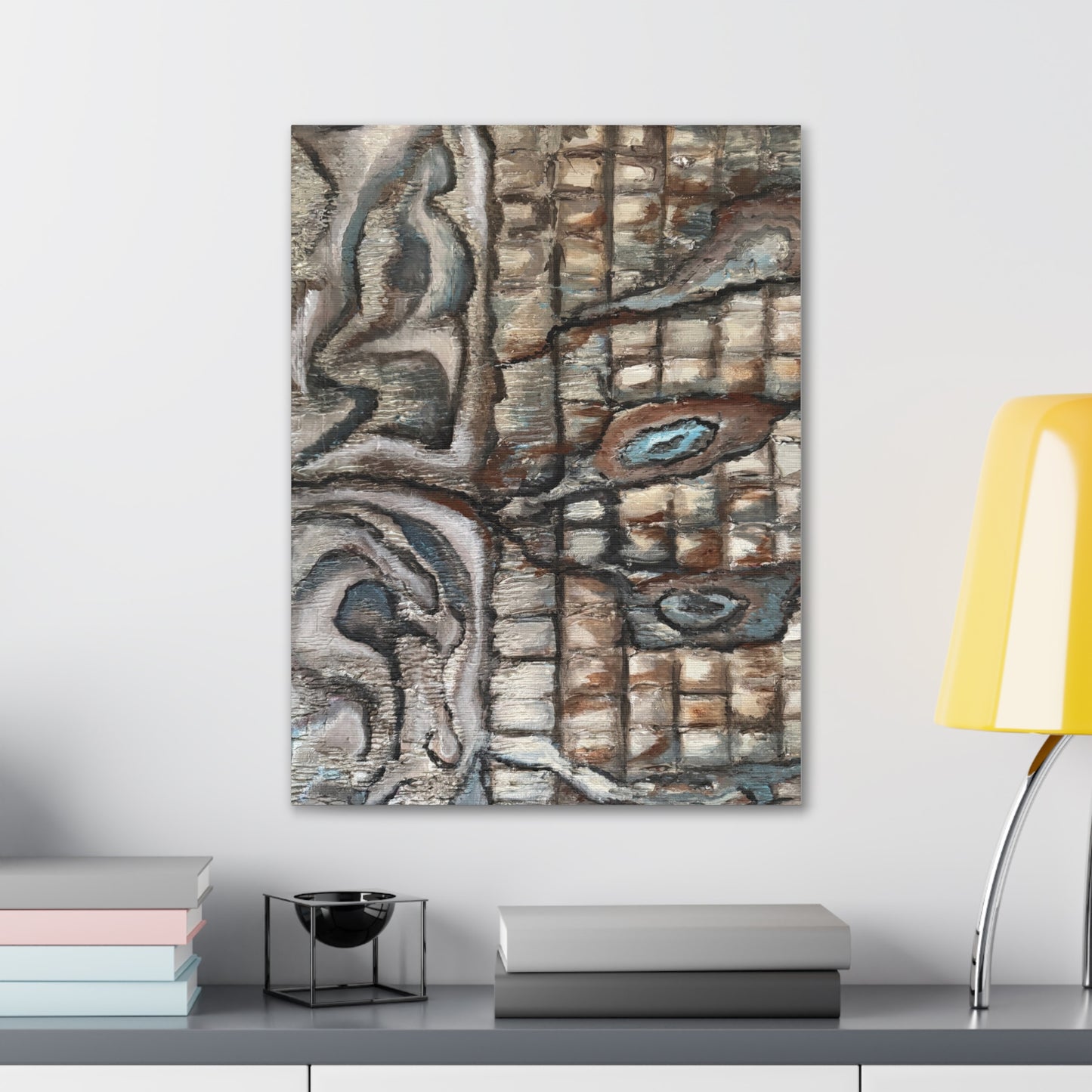 Canvas Gallery Wraps, Oyster Shells Abstract, FrediFreds Home Collection