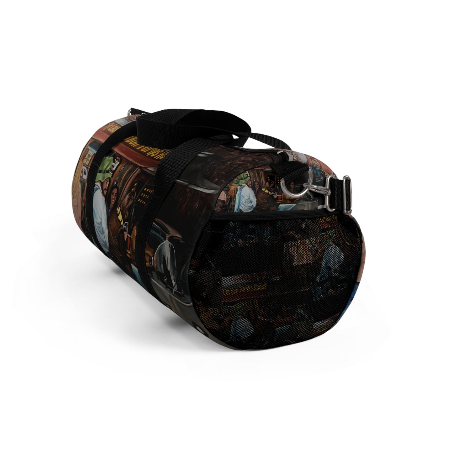 Duffel Bag With Print Design "Let the Good Times Roll"