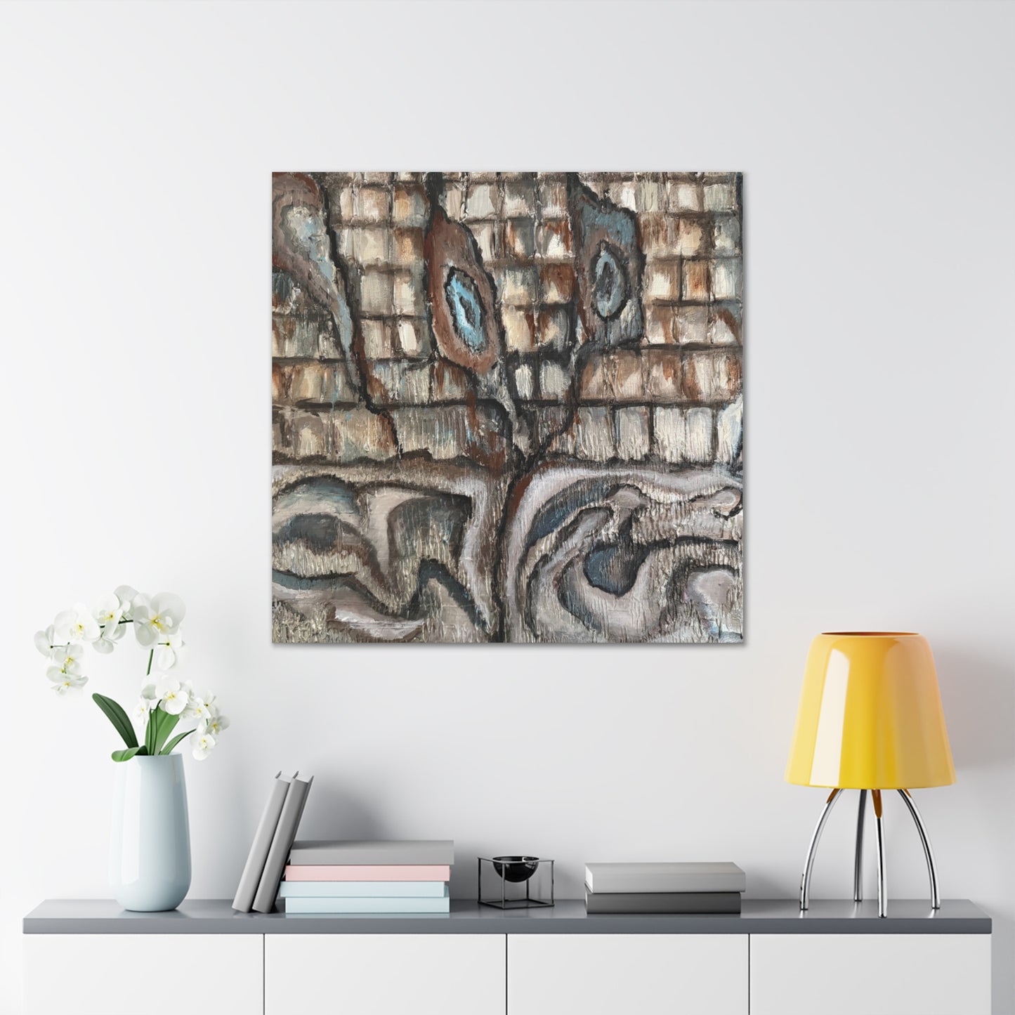 Canvas Gallery Wraps, Oyster Shells Abstract, FrediFreds Home Collection