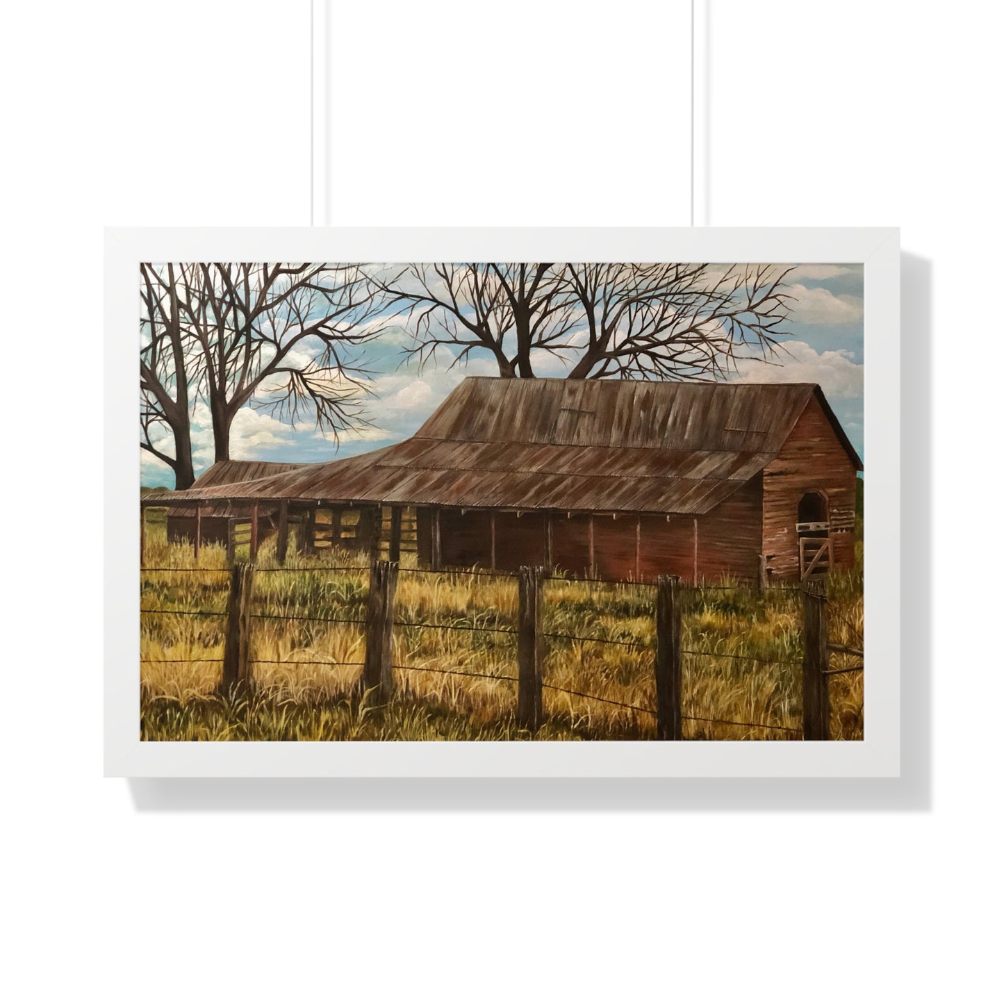 Framed Horizontal Poster, Ole Homeplace, FrediFreds Home Collection