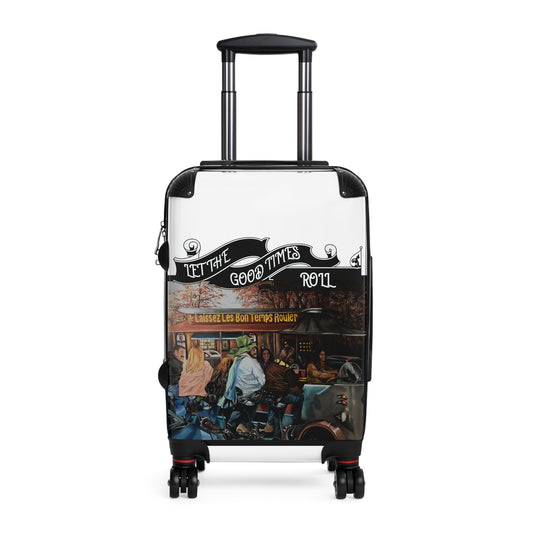 Suitcase - Artsy Design for Stylish Travelers, "Let the Good Times Roll"