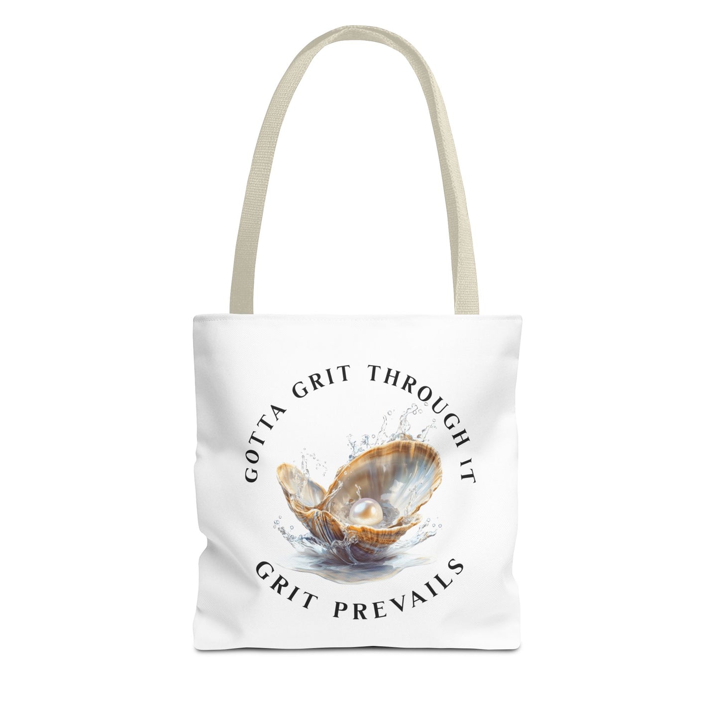 Tote Bag (AOP) "Gotta Grit Through It"