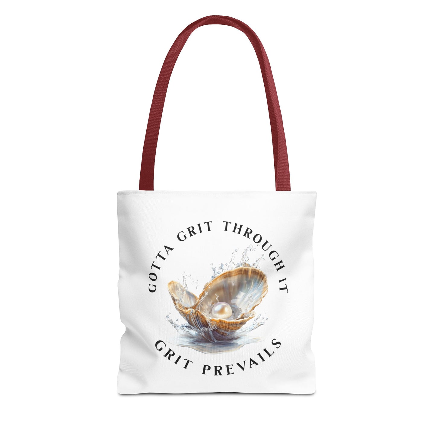 Tote Bag (AOP) "Gotta Grit Through It"