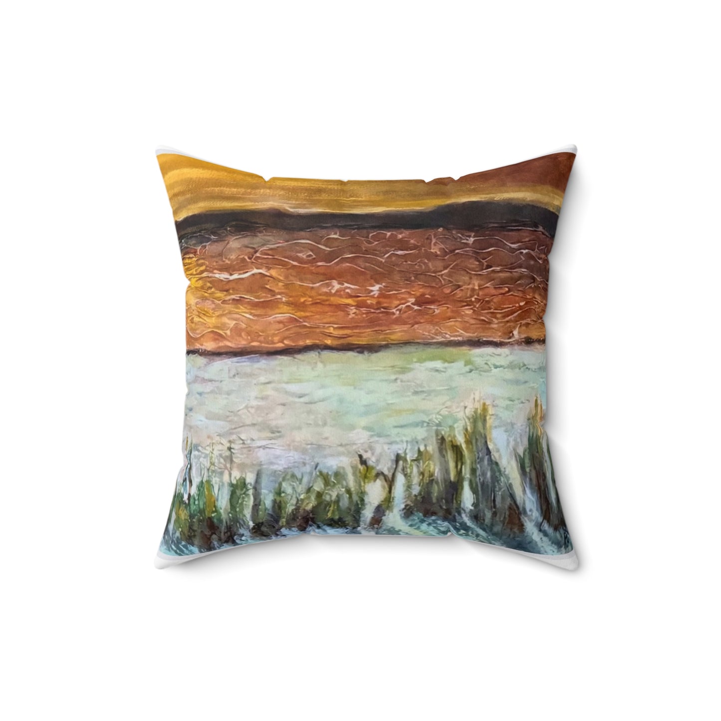 Spun Polyester Square Pillow, Paradise at Navarre, Beachwalker Club Collection