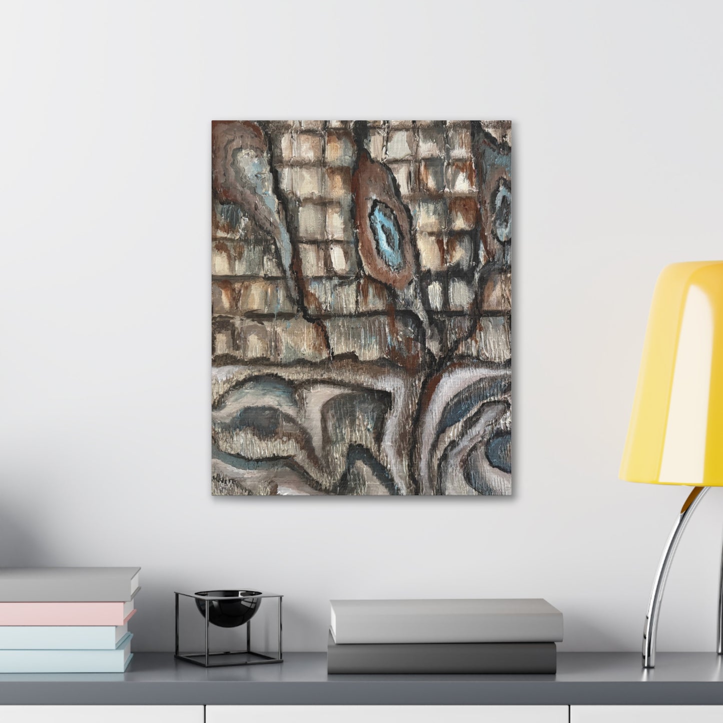 Canvas Gallery Wraps, Oyster Shells Abstract, FrediFreds Home Collection