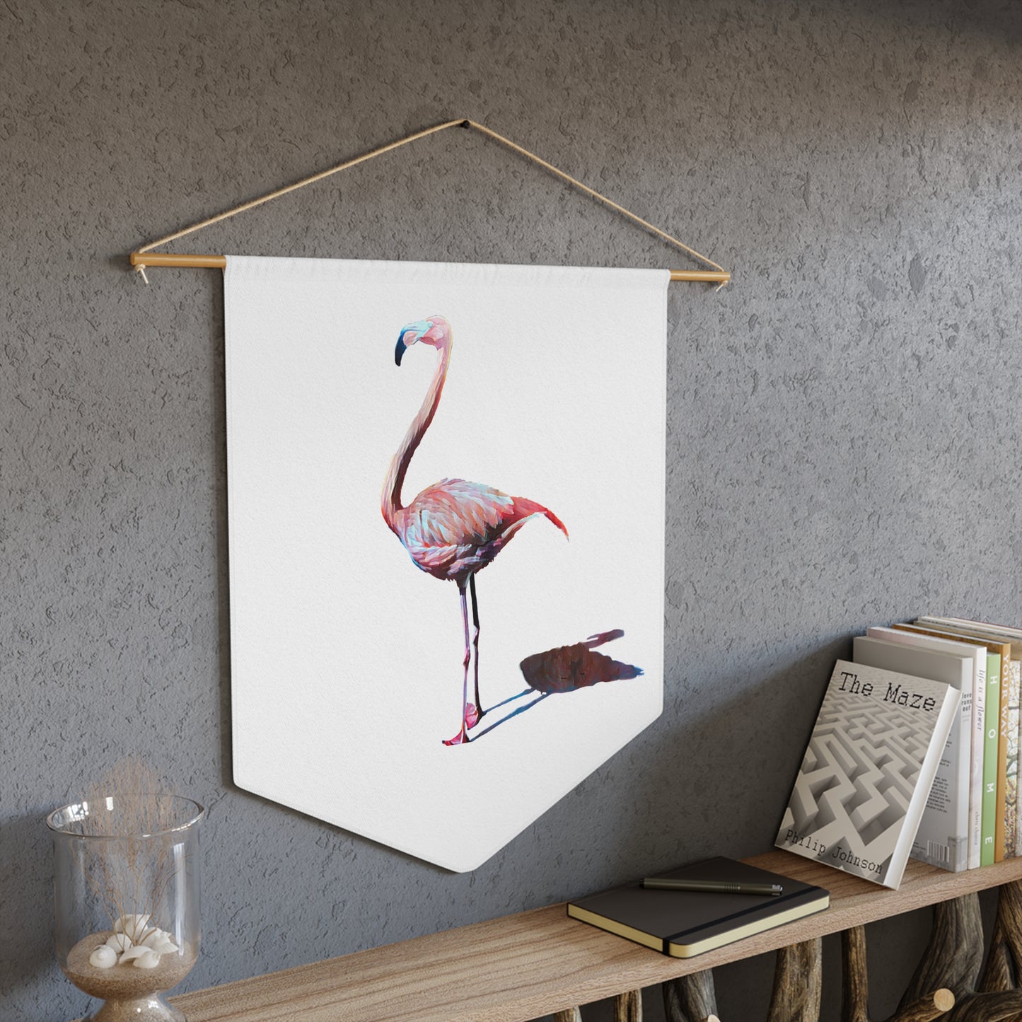 Pennant, Beach Themed, Flamingo, Beachwalker Club Collection