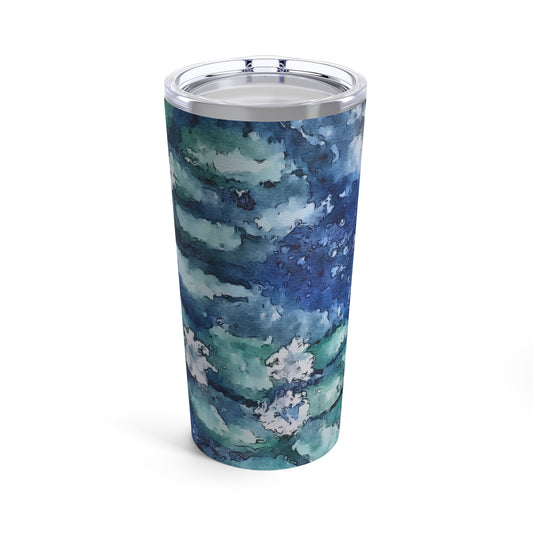 Tumbler 20oz, Water Lilies, FrediFreds Home Collection