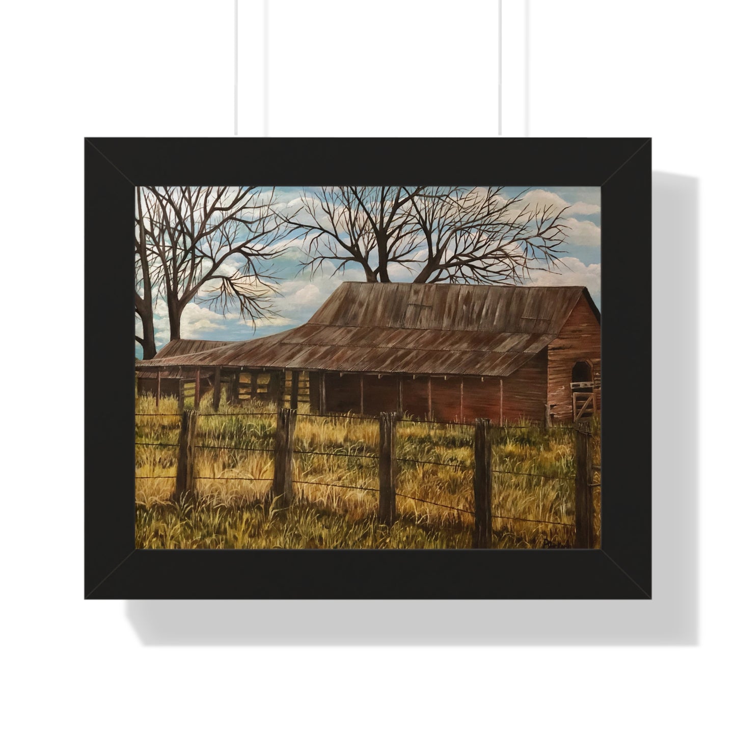 Framed Horizontal Poster, Ole Homeplace, FrediFreds Home Collection