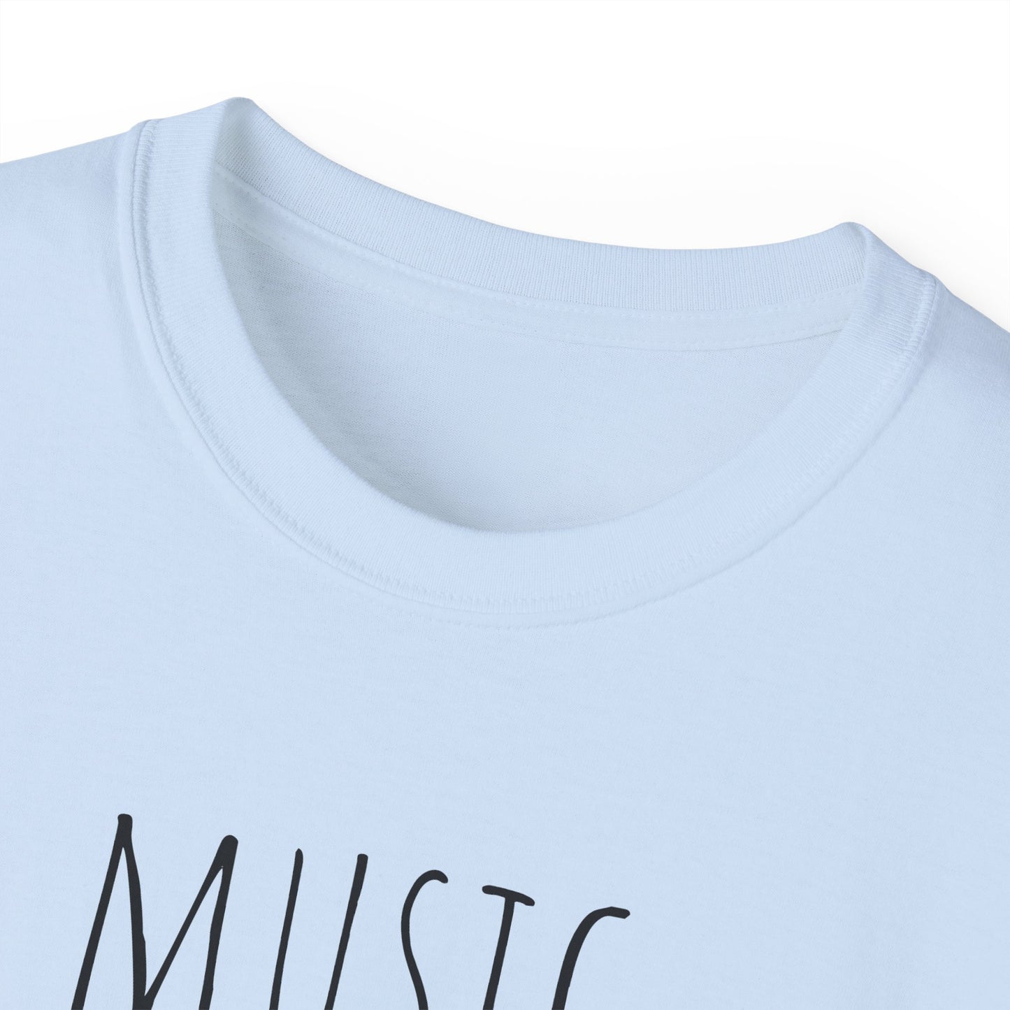 Unisex Ultra Cotton Tee, Music, Piano Artwork, Happy, Soul Music
