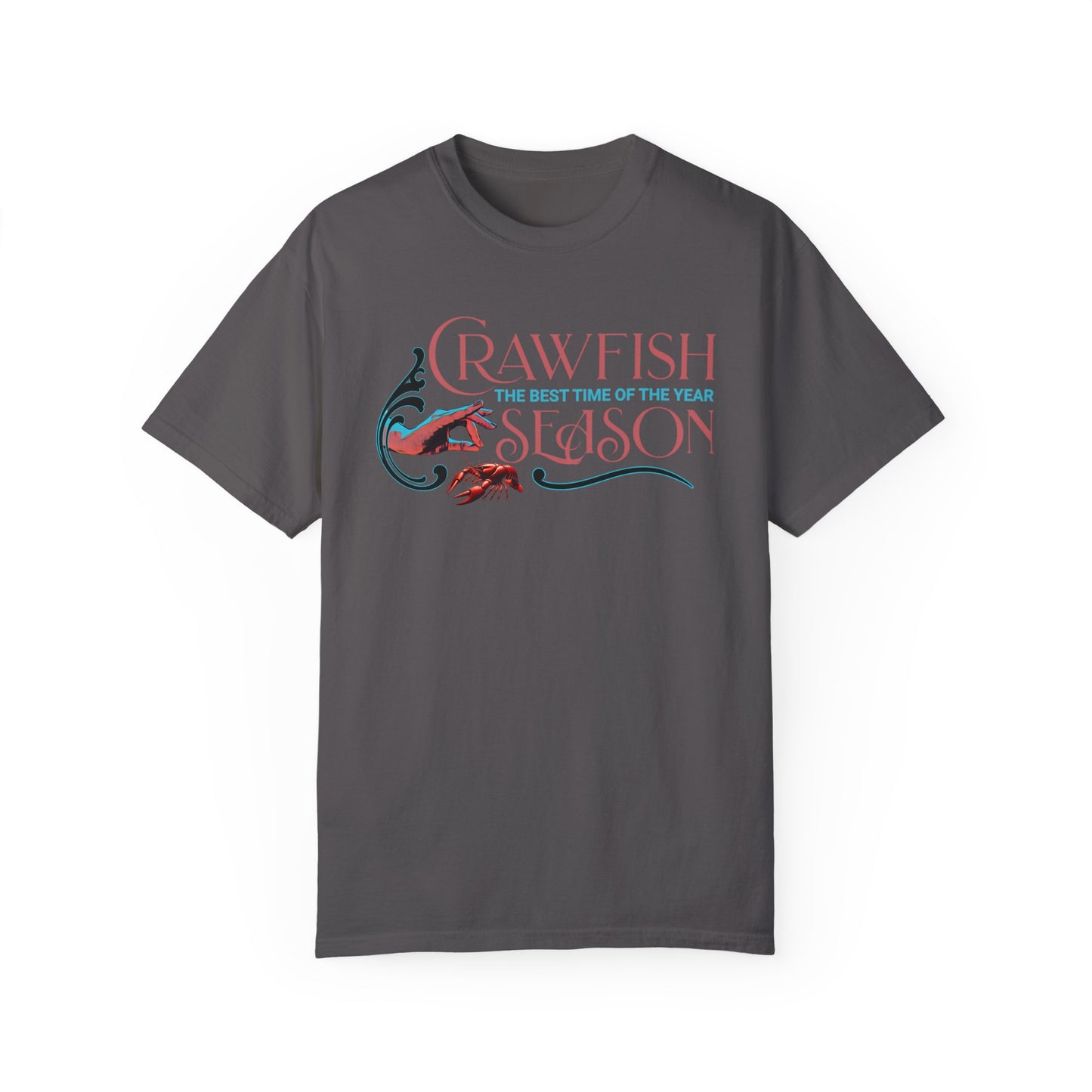 Unisex Garment-Dyed T-shirt, Crawfish Season Collection