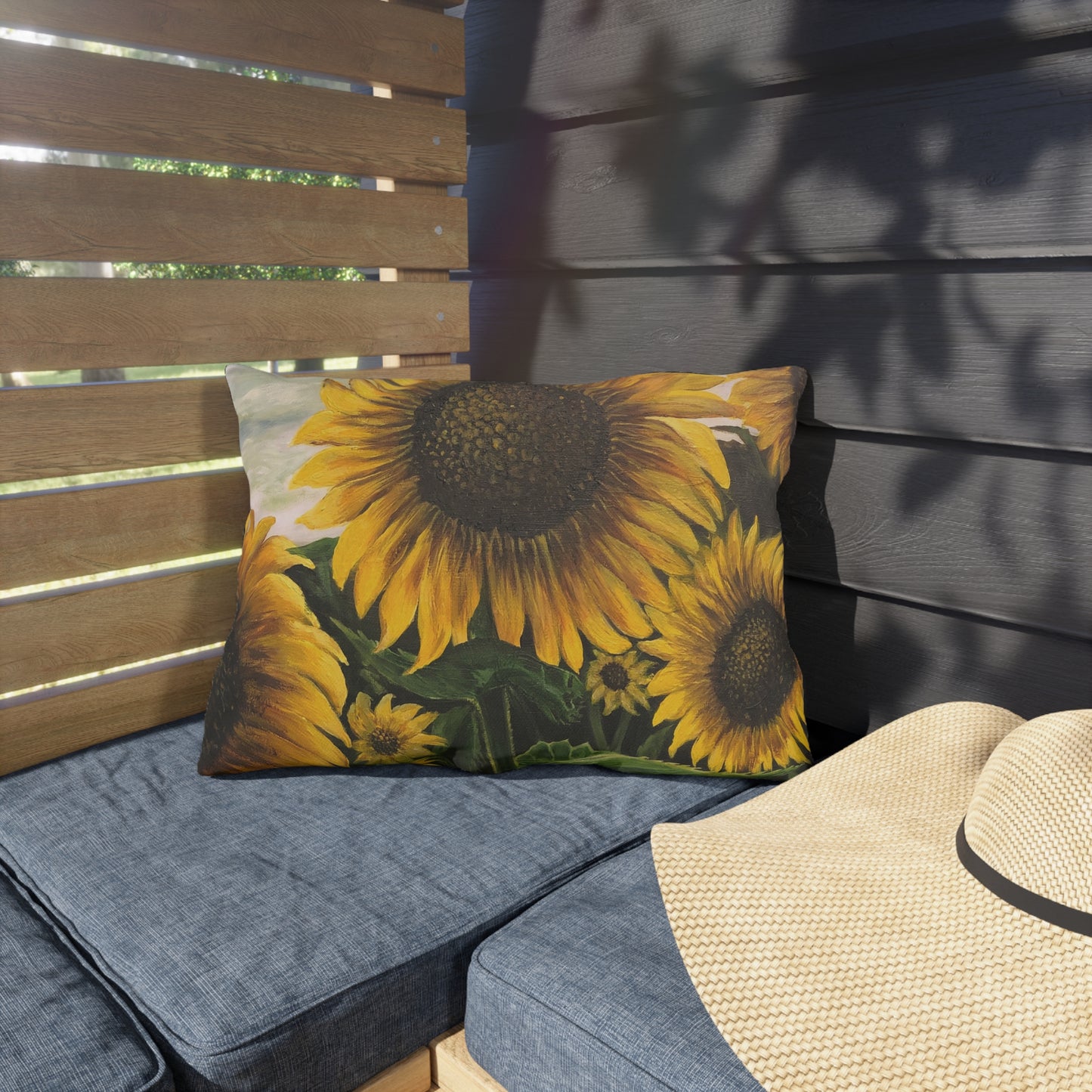 Outdoor Pillows, Sunflowers