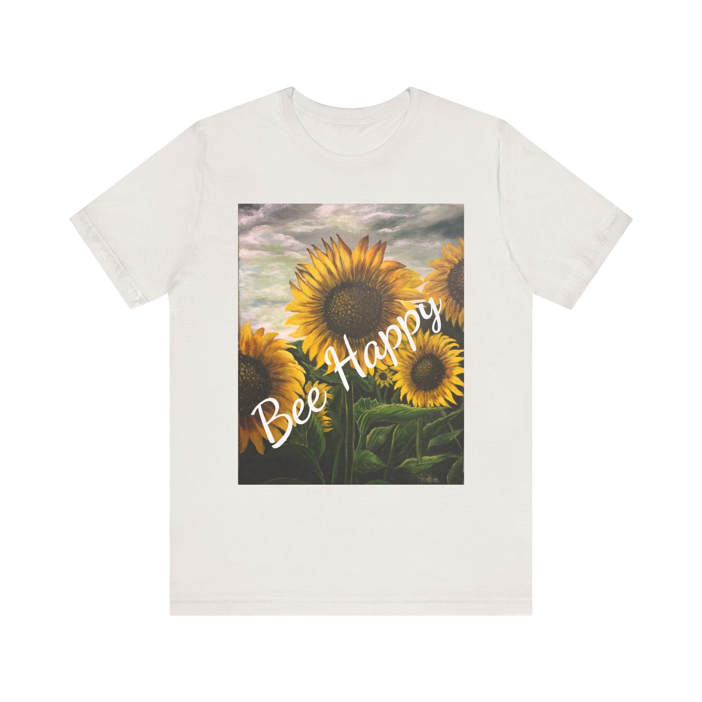 Unisex Jersey Short Sleeve Tee, Sunflowers, FrediFreds Home Collection