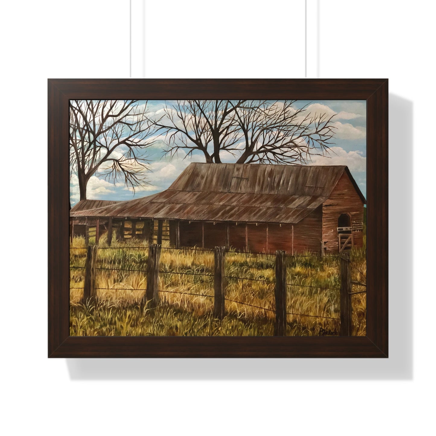 Framed Horizontal Poster, Ole Homeplace, FrediFreds Home Collection