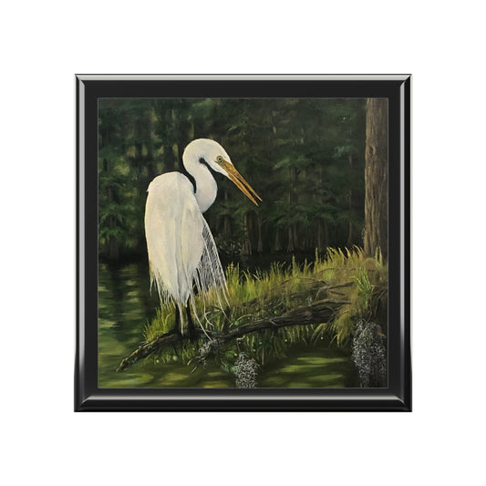 Jewelry Box, Living on the Bayou, Egret