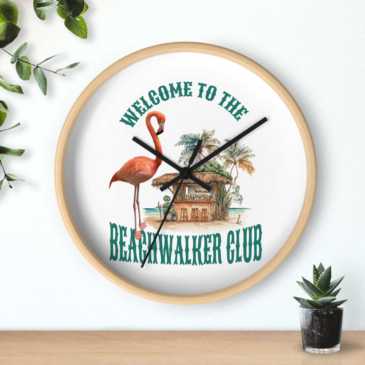 Wall Clock, Beach Themed, Beachwalker Club Collection