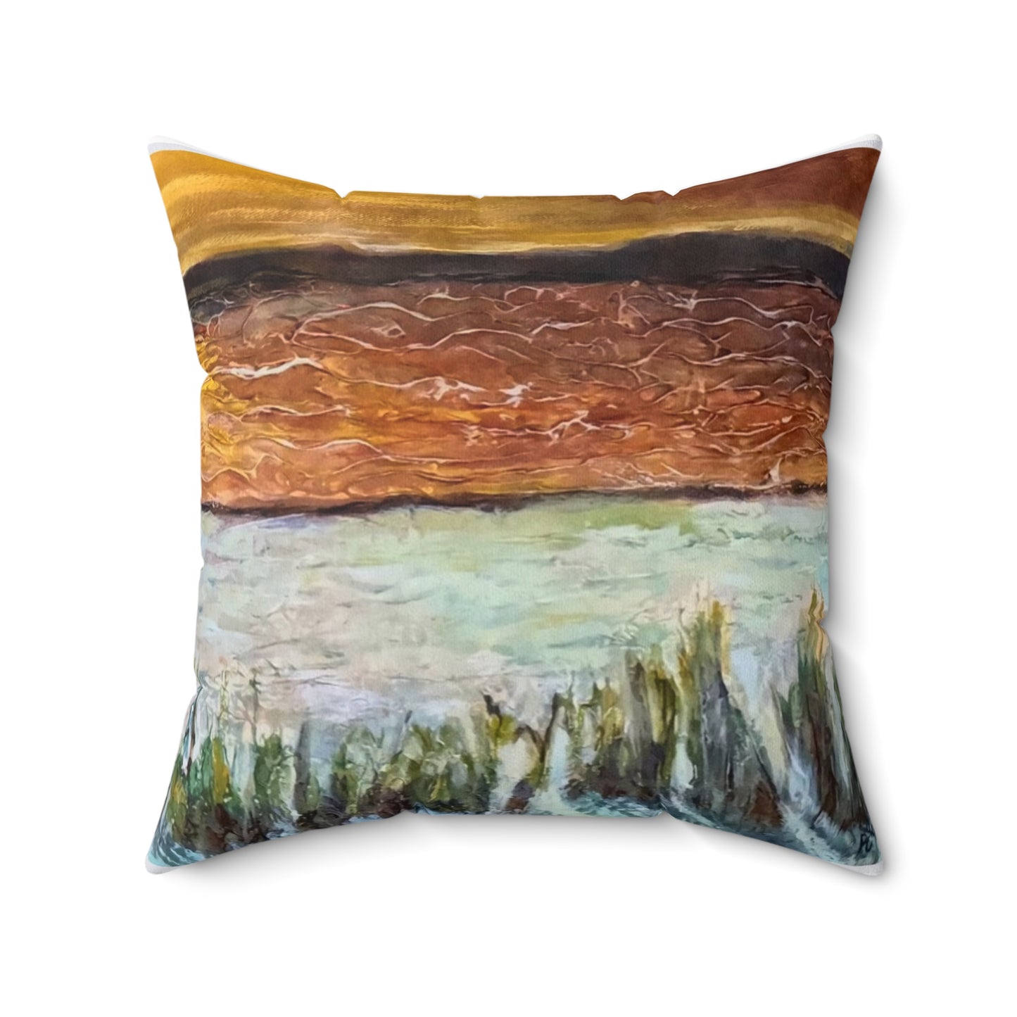 Spun Polyester Square Pillow, Paradise at Navarre, Beachwalker Club Collection