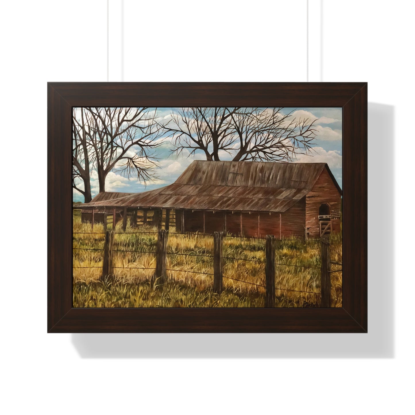 Framed Horizontal Poster, Ole Homeplace, FrediFreds Home Collection